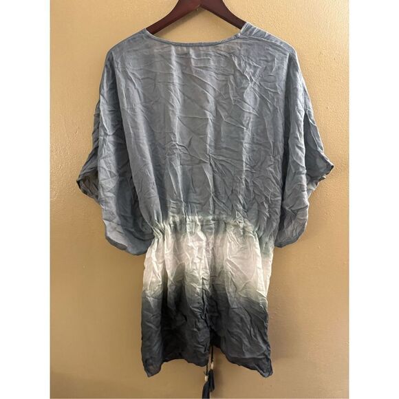Sonoma Goods For Life® Dip-Dye Drawstring Topper with Shell Tassel One Size - Picture 4 of 4